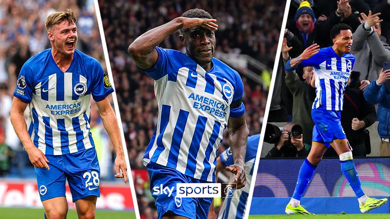 See the best goals scored by Brighton in the 2023-24 Premier League season!